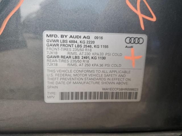 Photo 12 VIN: WA1ECCFS8HR006623 - AUDI Q3 PREMIUM 