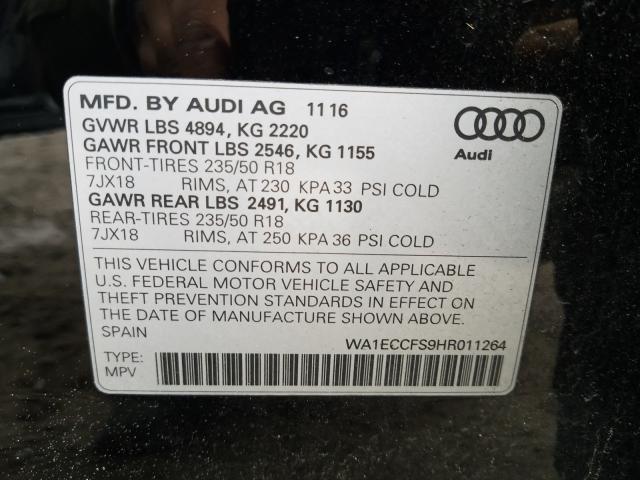 Photo 9 VIN: WA1ECCFS9HR011264 - AUDI Q3 PREMIUM 