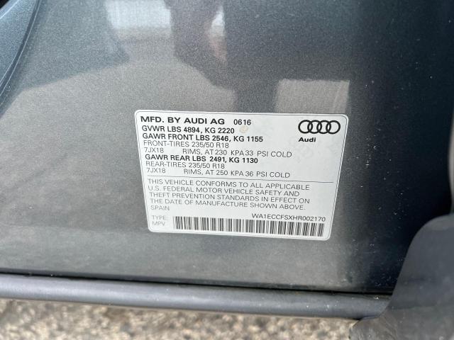 Photo 9 VIN: WA1ECCFSXHR002170 - AUDI Q3 PREMIUM 