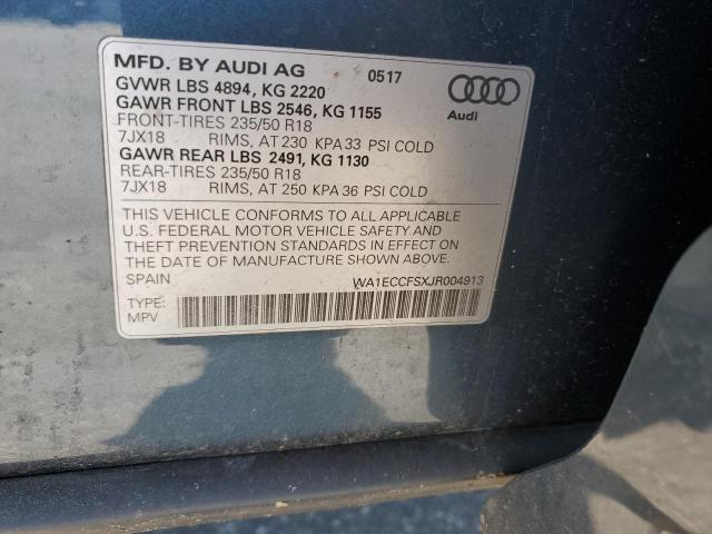 Photo 12 VIN: WA1ECCFSXJR004913 - AUDI Q3 