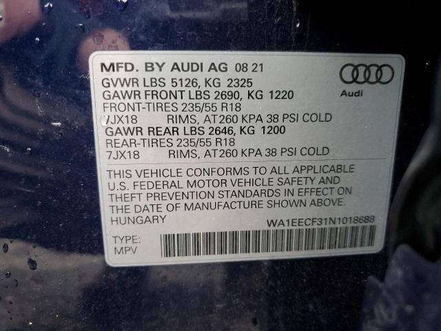 Photo 11 VIN: WA1EECF31N1018688 - AUDI Q3 