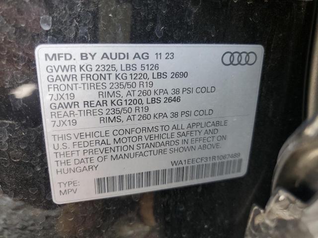 Photo 12 VIN: WA1EECF31R1067489 - AUDI Q3 PREMIUM 