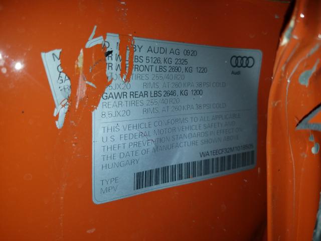 Photo 9 VIN: WA1EECF32M1018505 - AUDI Q3 