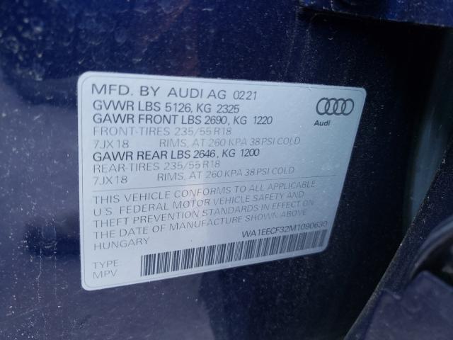 Photo 9 VIN: WA1EECF32M1090630 - AUDI Q3 PREMIUM 