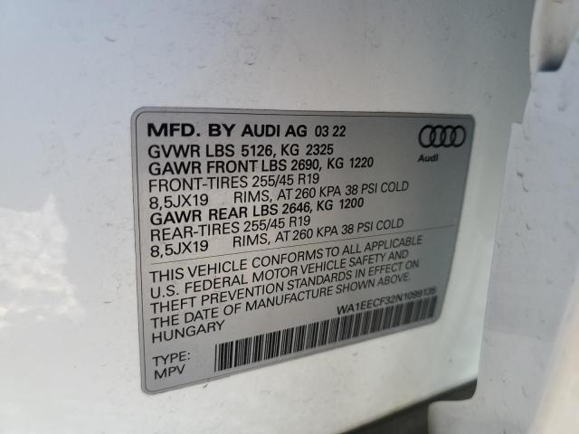 Photo 12 VIN: WA1EECF32N1099135 - AUDI Q3 