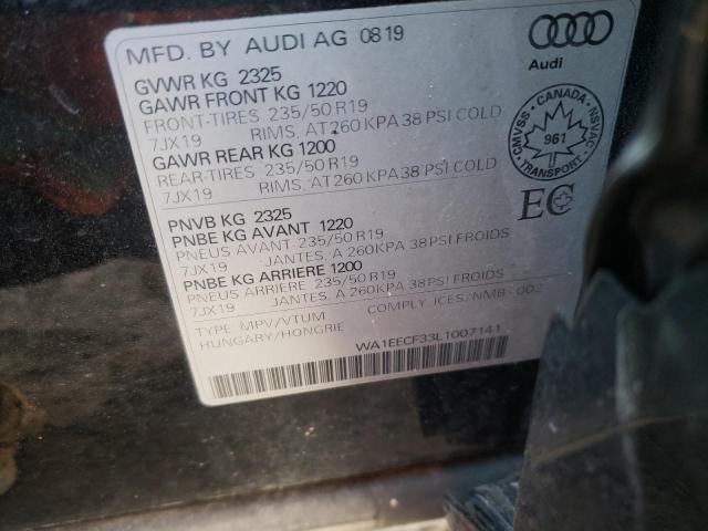 Photo 12 VIN: WA1EECF33L1007141 - AUDI Q3 PREMIUM 