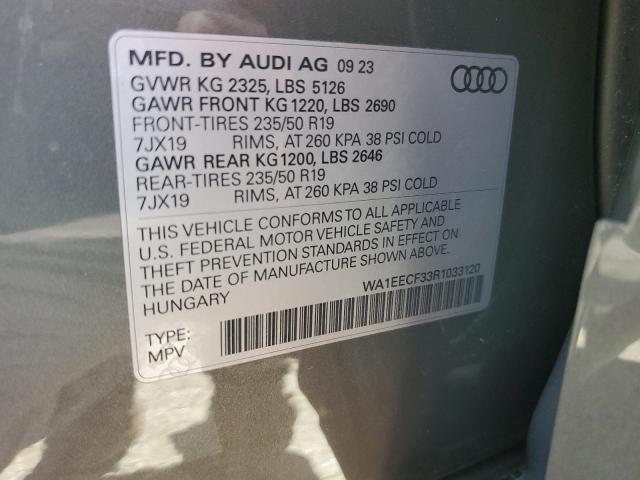 Photo 12 VIN: WA1EECF33R1033120 - AUDI Q3 PREMIUM 