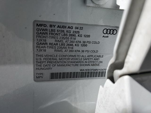 Photo 13 VIN: WA1EECF34N1124701 - AUDI Q3 PREMIUM 