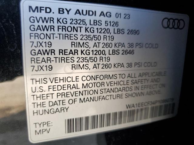 Photo 12 VIN: WA1EECF34P1086079 - AUDI Q3 