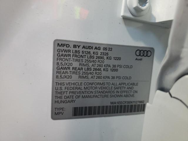 Photo 9 VIN: WA1EECF35N1127882 - AUDI Q3 PREMIUM 