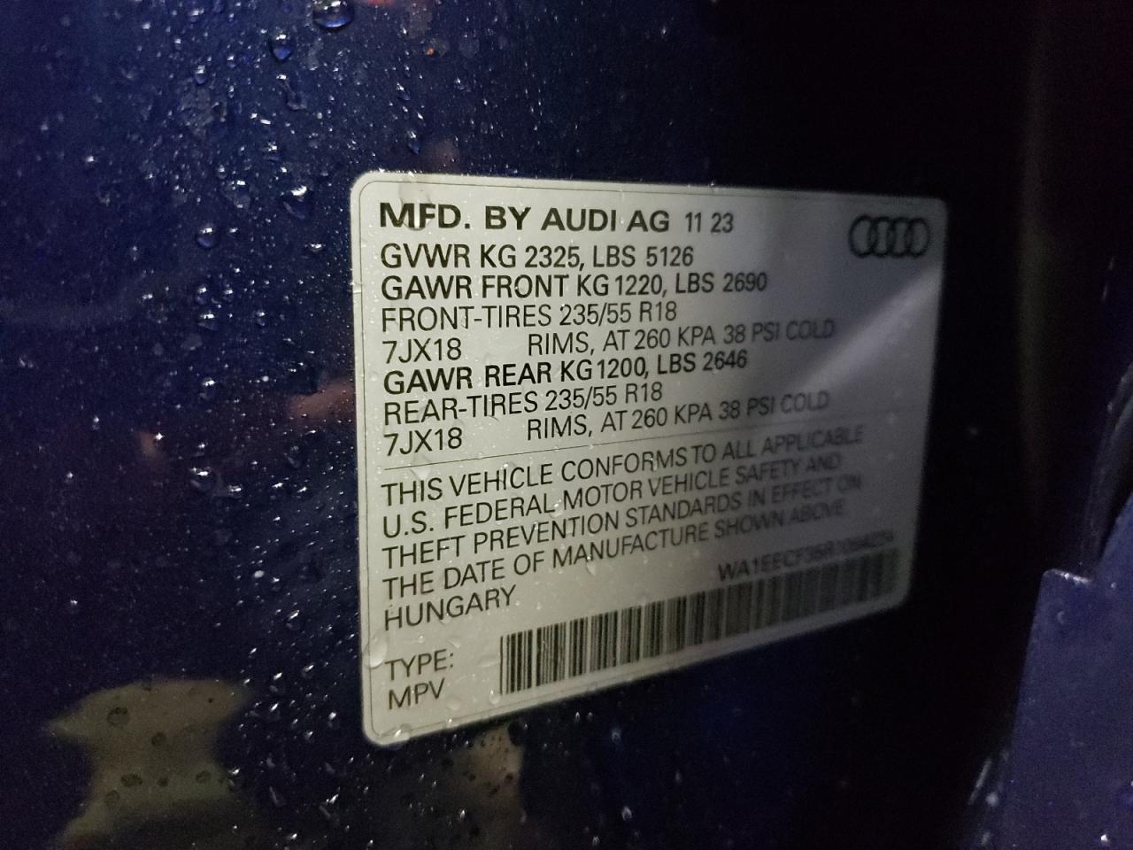 Photo 11 VIN: WA1EECF35R1064224 - AUDI Q3 