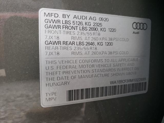 Photo 9 VIN: WA1EECF36M1022699 - AUDI Q3 PREMIUM 