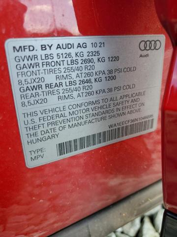 Photo 11 VIN: WA1EECF36N1046695 - AUDI Q3 PREMIUM 