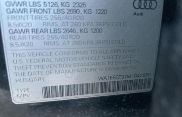 Photo 9 VIN: WA1EECF37M1042959 - AUDI Q3 