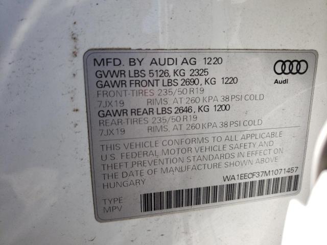 Photo 12 VIN: WA1EECF37M1071457 - AUDI Q3 