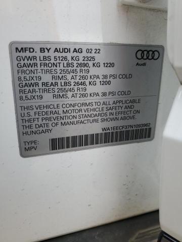 Photo 12 VIN: WA1EECF37N1093962 - AUDI Q3 