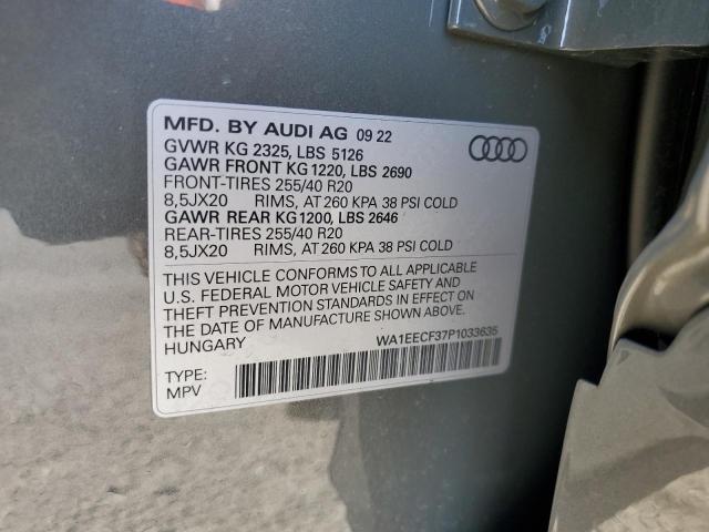 Photo 12 VIN: WA1EECF37P1033635 - AUDI Q3 PREMIUM 