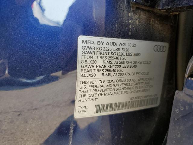 Photo 11 VIN: WA1EECF38P1051108 - AUDI Q3 PREMIUM 