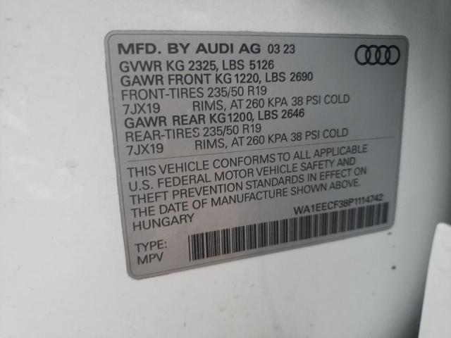 Photo 13 VIN: WA1EECF38P1114742 - AUDI Q3 PREMIUM 