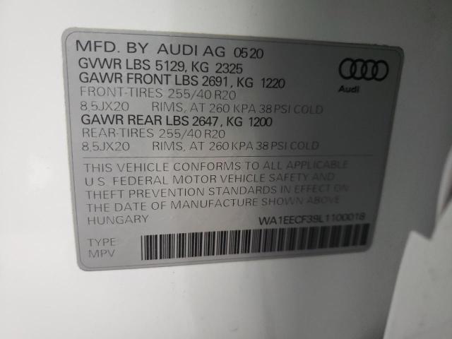 Photo 9 VIN: WA1EECF39L1100018 - AUDI Q3 PREMIUM 