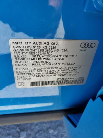 Photo 12 VIN: WA1EECF39N1030782 - AUDI Q3 PREMIUM 