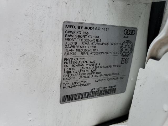 Photo 12 VIN: WA1EECF39N1038557 - AUDI Q3 PREMIUM 