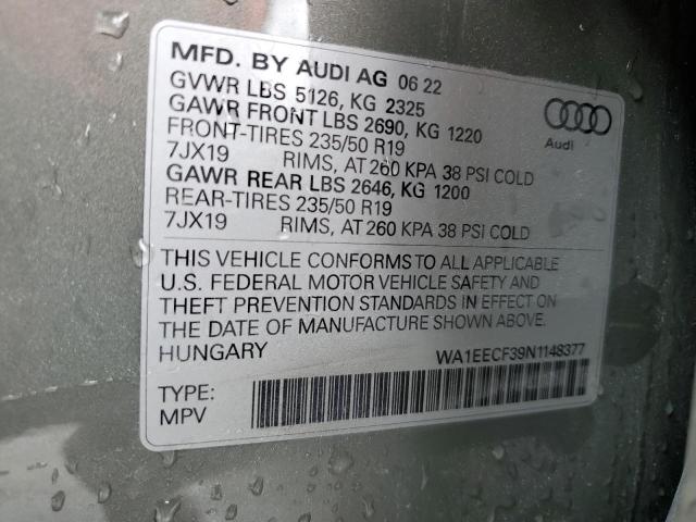 Photo 12 VIN: WA1EECF39N1148377 - AUDI Q3 