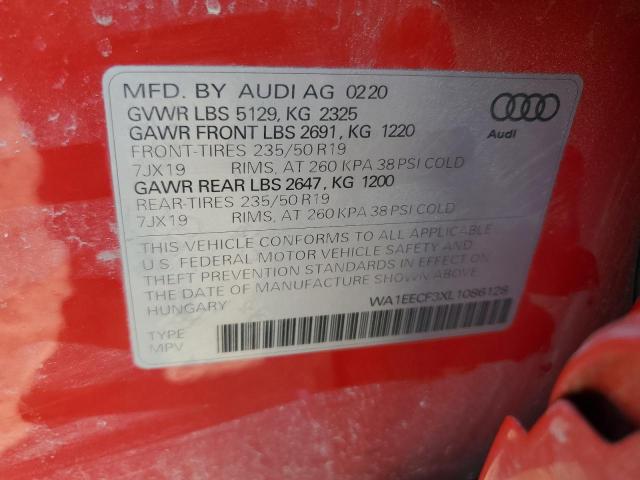 Photo 13 VIN: WA1EECF3XL1086128 - AUDI Q3 PREMIUM 