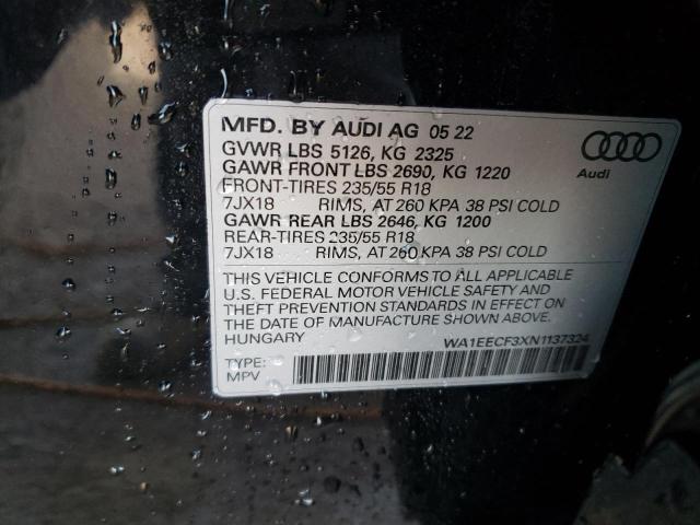 Photo 12 VIN: WA1EECF3XN1137324 - AUDI Q3 