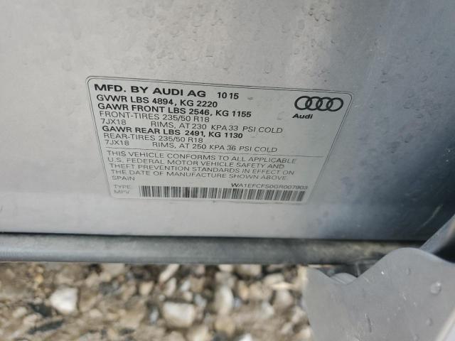 Photo 11 VIN: WA1EFCFS0GR007903 - AUDI Q3 PREMIUM 