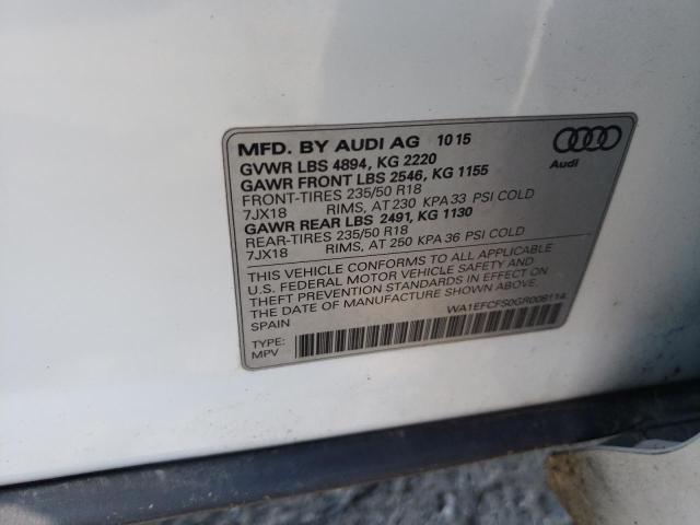 Photo 9 VIN: WA1EFCFS0GR008114 - AUDI Q3 PREMIUM 