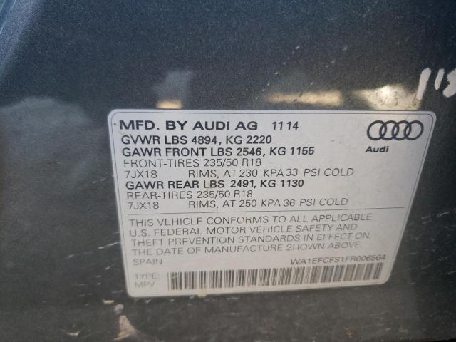 Photo 9 VIN: WA1EFCFS1FR006564 - AUDI Q3 PREMIUM 