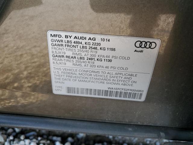 Photo 11 VIN: WA1EFCFS2FR004953 - AUDI Q3 PREMIUM 