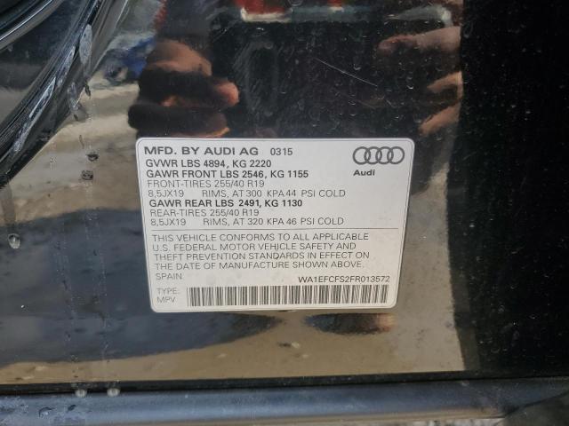 Photo 12 VIN: WA1EFCFS2FR013572 - AUDI Q3 