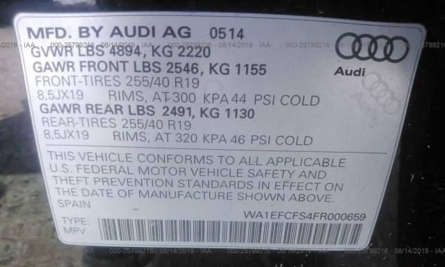 Photo 8 VIN: WA1EFCFS4FR000659 - AUDI Q3 