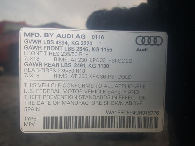 Photo 9 VIN: WA1EFCFS4GR015776 - AUDI Q3 