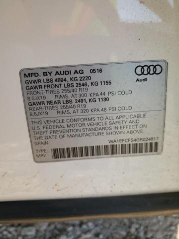 Photo 12 VIN: WA1EFCFS4GR024817 - AUDI Q3 PREMIUM 