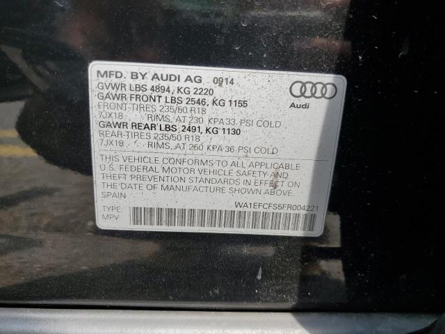 Photo 12 VIN: WA1EFCFS5FR004221 - AUDI Q3 