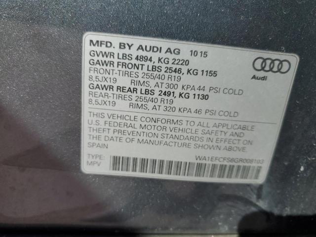 Photo 13 VIN: WA1EFCFS6GR008103 - AUDI Q3 PREMIUM 