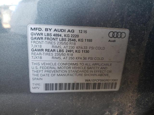 Photo 9 VIN: WA1EFCFS6GR013060 - AUDI Q3 PREMIUM 