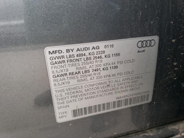 Photo 9 VIN: WA1EFCFS7GR015626 - AUDI Q3 PREMIUM 