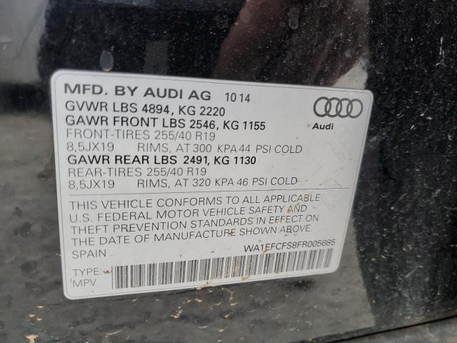 Photo 11 VIN: WA1EFCFS8FR005685 - AUDI Q3 