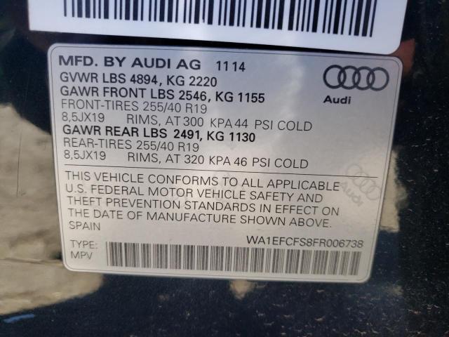 Photo 12 VIN: WA1EFCFS8FR006738 - AUDI Q3 