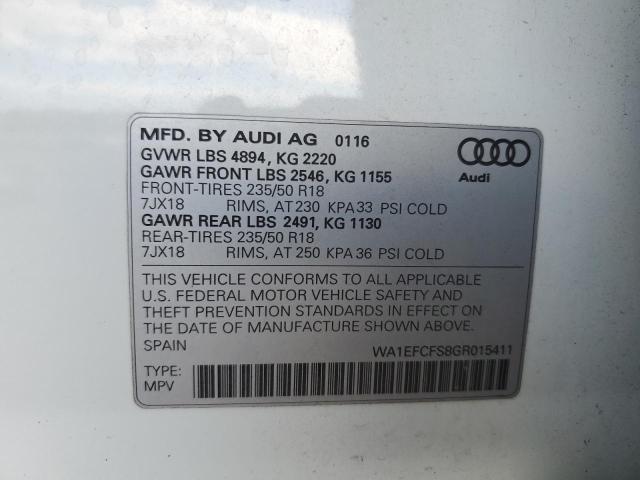 Photo 11 VIN: WA1EFCFS8GR015411 - AUDI Q3 