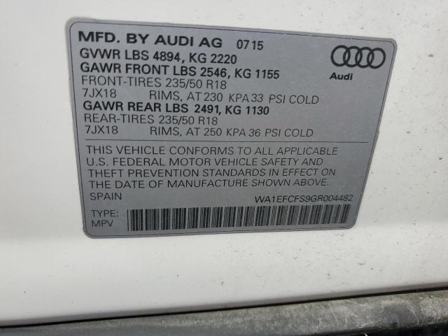 Photo 11 VIN: WA1EFCFS9GR004482 - AUDI Q3 PREMIUM 