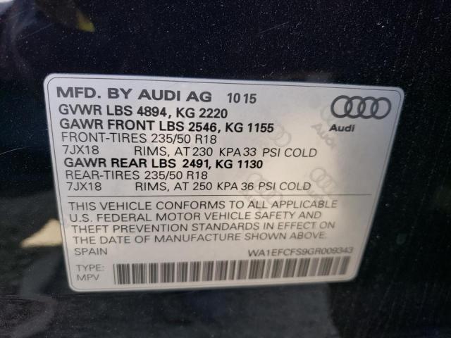 Photo 12 VIN: WA1EFCFS9GR009343 - AUDI Q3 