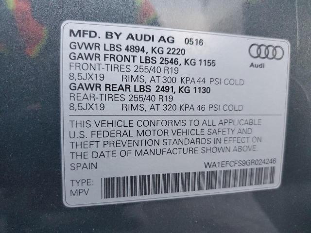 Photo 13 VIN: WA1EFCFS9GR024246 - AUDI Q3 PREMIUM 