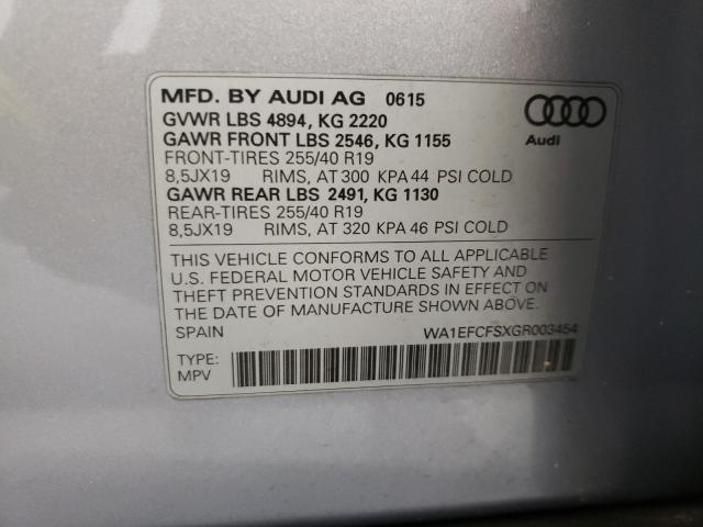 Photo 9 VIN: WA1EFCFSXGR003454 - AUDI Q3 