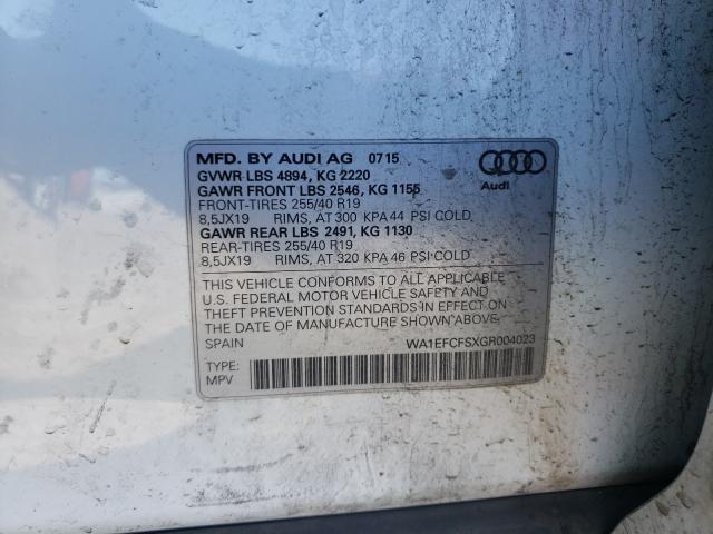 Photo 9 VIN: WA1EFCFSXGR004023 - AUDI Q3 PREMIUM 