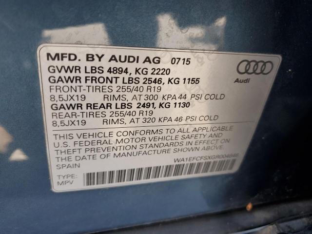 Photo 12 VIN: WA1EFCFSXGR004846 - AUDI Q3 